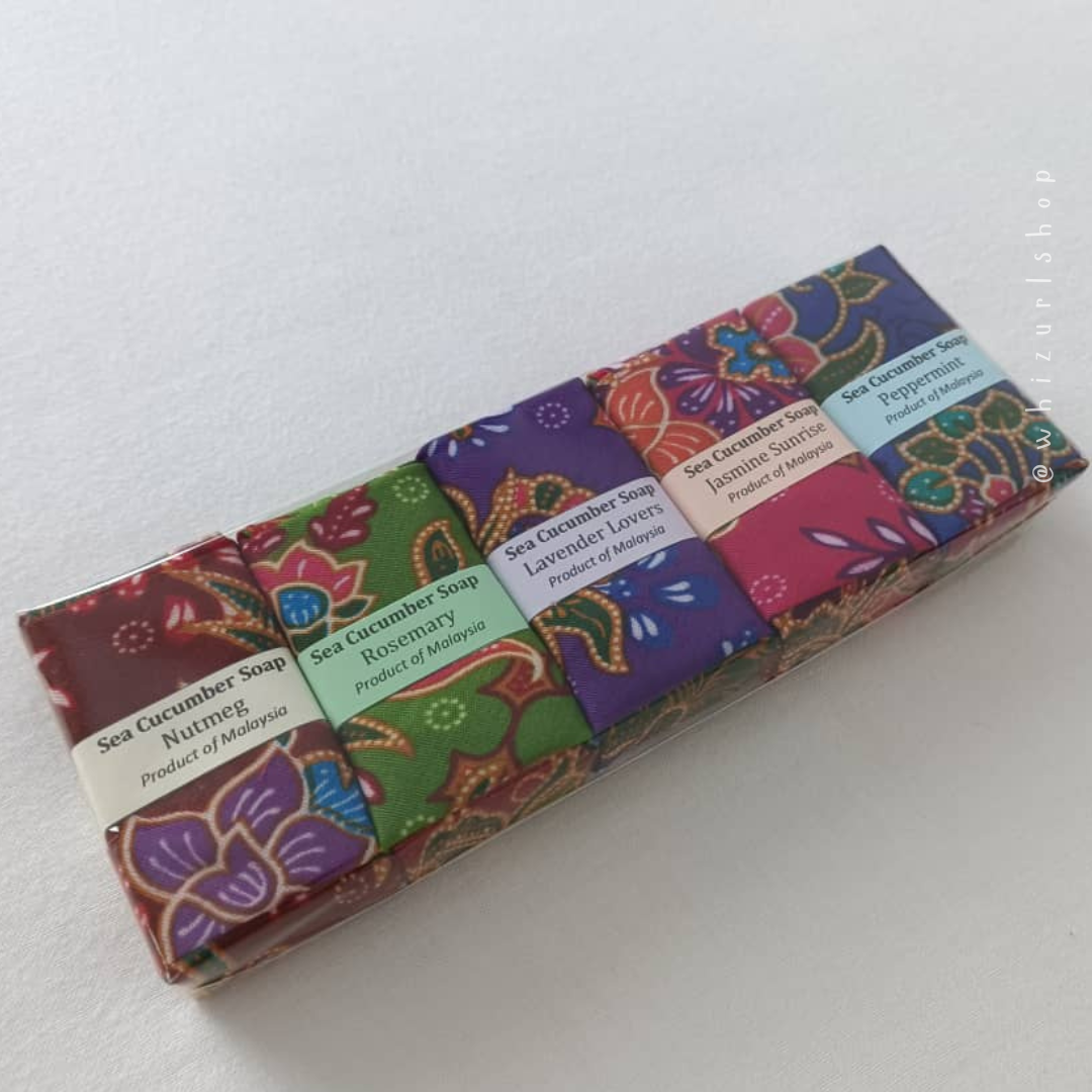 Healing Gamat Soap Set (5 pcs) | Handmade Sea Cucumber Soap for Smooth & Youthful Skin