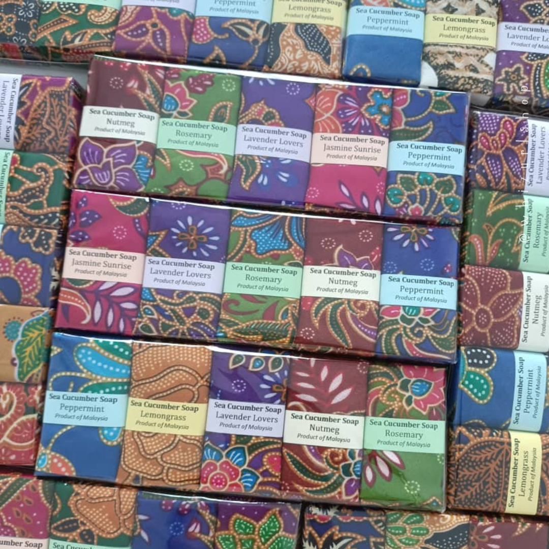 Healing Gamat Soap Set (5 pcs) | Handmade Sea Cucumber Soap for Smooth & Youthful Skin